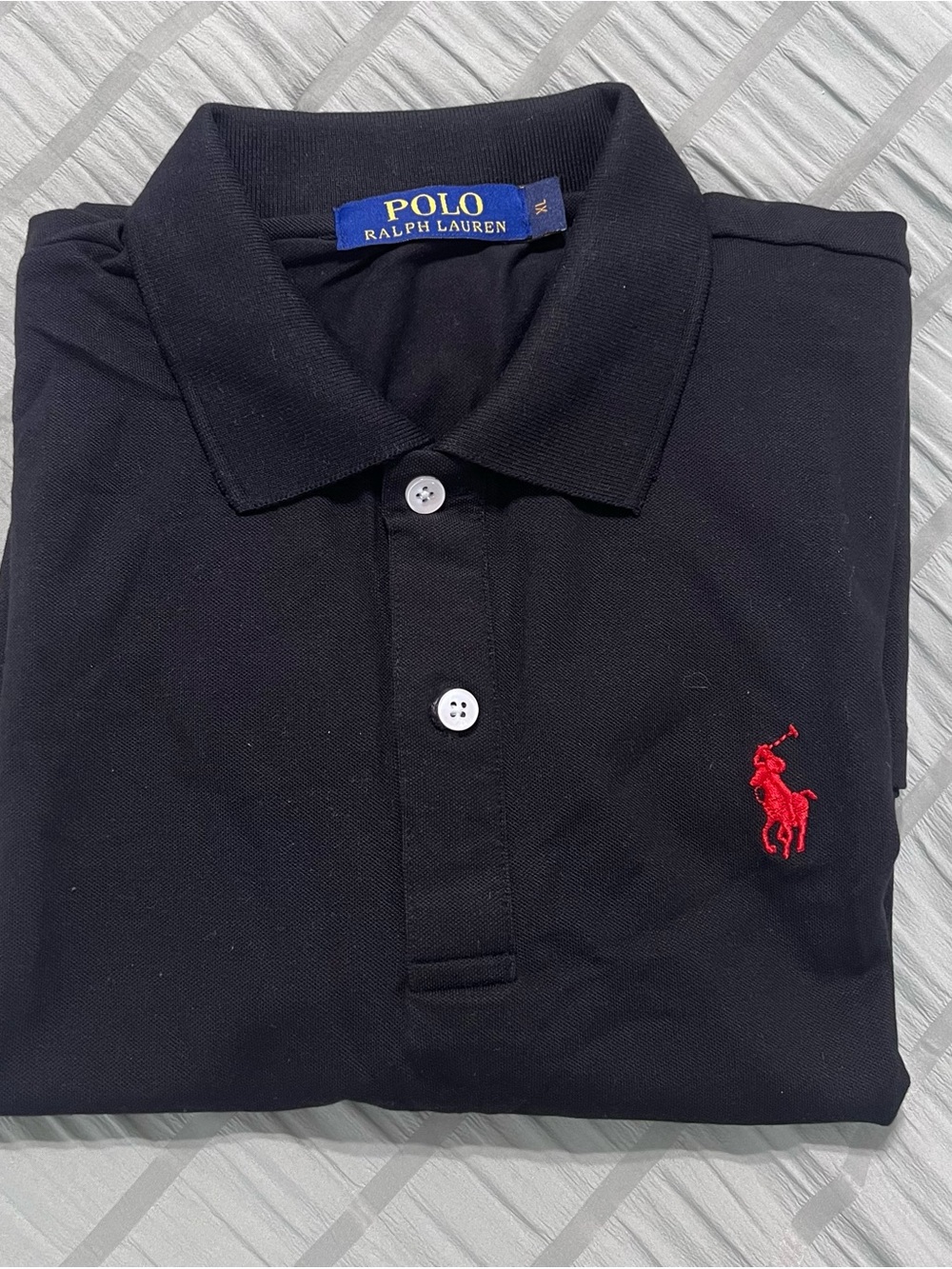 Polo by Ralph Lauren Black Polo with Red Pony Logo